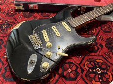 画像2: Fender Custom Shop LTD 1960 Dual-Mag Stratocaster  - Handwound PU's / Aged Black (2)