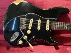 画像1: Fender Custom Shop LTD 1960 Dual-Mag Stratocaster  - Handwound PU's / Aged Black (1)